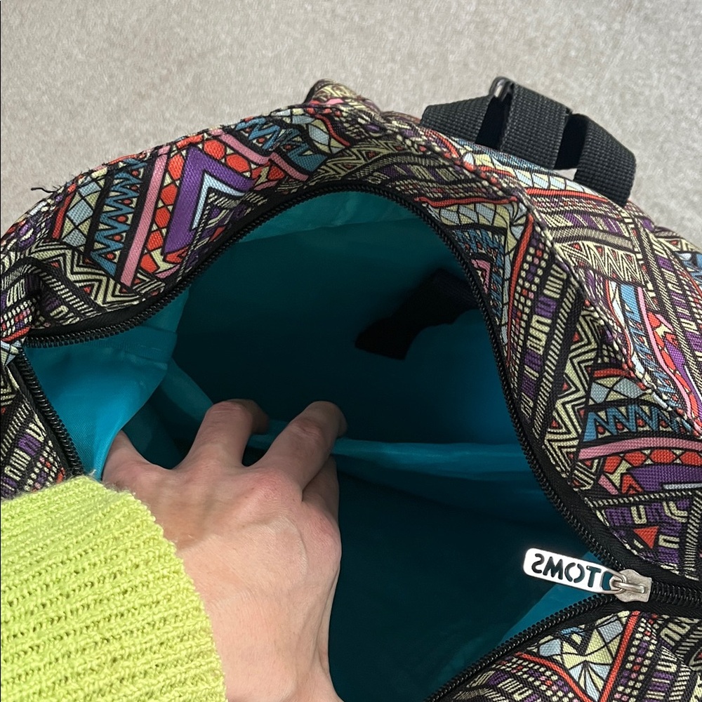 TOMS Multicolor Patterned Backpack - Picture 6 of 8